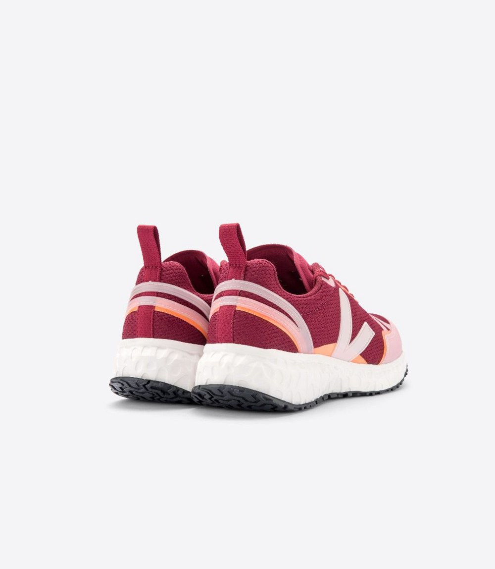 Veja Trainers Womens Red/Pink - Condor Mesh - MSZX-45912